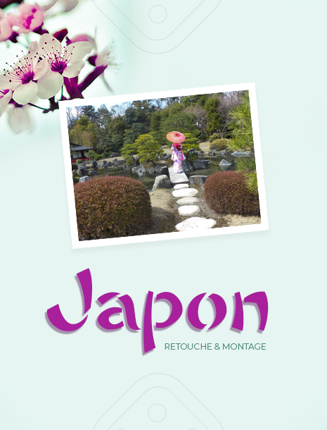 Japon - Direction artistique Retouches d'images et montages